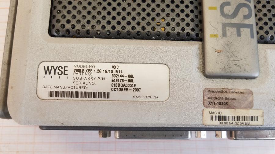 062-046-004 Тонкий клиент WYSE VX0 V90LE #8