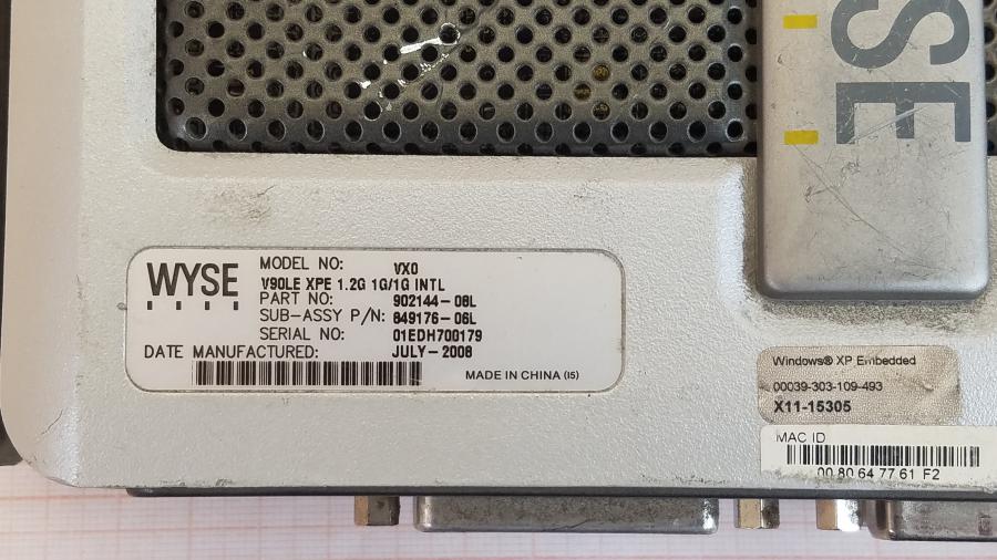 062-046-005 Тонкий клиент WYSE VX0 V90LE #7