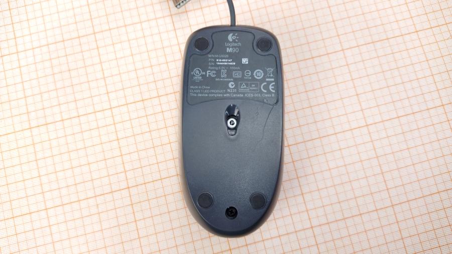 173-121-003 Мышь проводная Logitech M90 #3