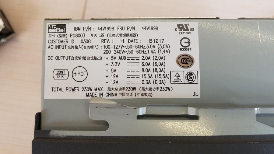 079-010-005 Системный блок POS IBM SurePOS 300 4810-340 #14