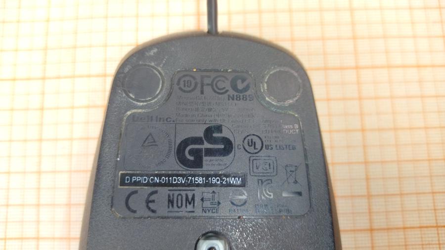 173-263-001 Мышь проводная DELL MS111-P #4