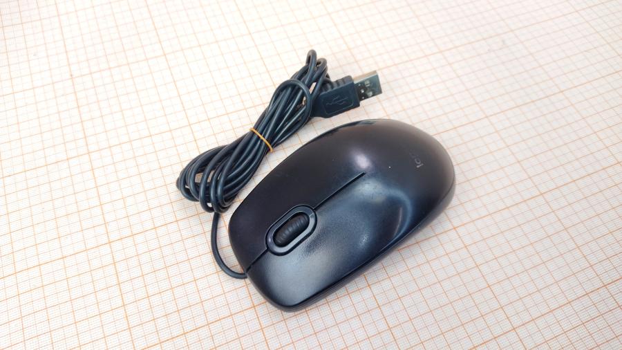173-118-003 Мышь проводная Logitech B100 #1