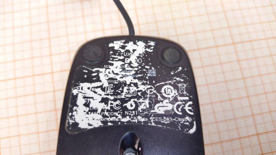 173-118-003 Мышь проводная Logitech B100 #4