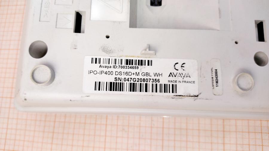098-031-001 Телефон системный AVAYA 6416D+M #16