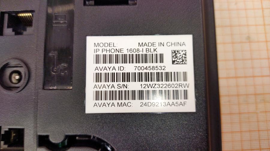 098-032-001 Телефон VoIP AVAYA 1608-I #10