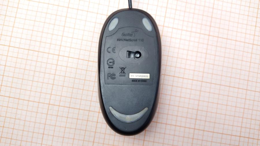 098-057-001 Мышь проводная Genius  NetScroll 110 (USB) #3