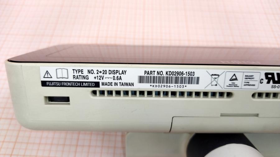 098-078-001 Дисплей покупателя FUJITSU KD02906-1503 #8