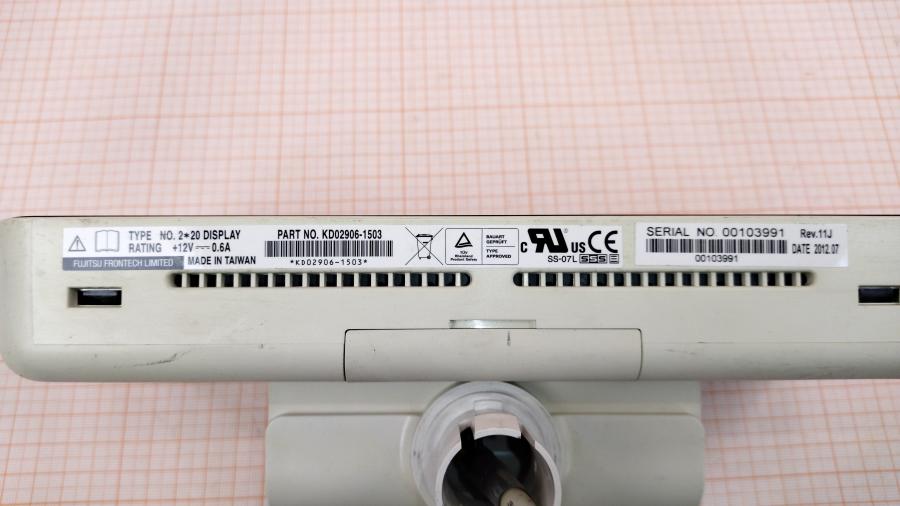 098-078-005 Дисплей покупателя FUJITSU KD02906-1503 #4