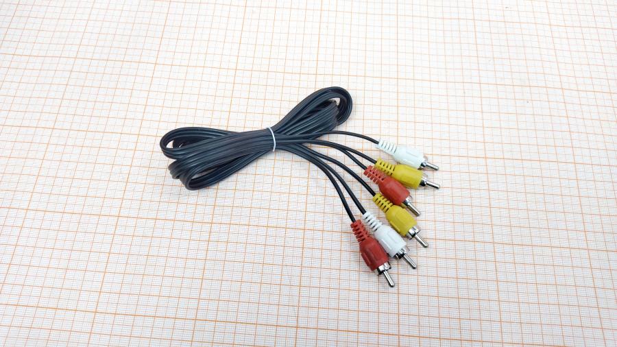 098-082-001 RCA video cable  1.2m/2x3RCA #1