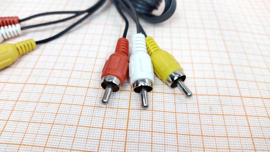 098-082-001 RCA video cable  1.2m/2x3RCA #3