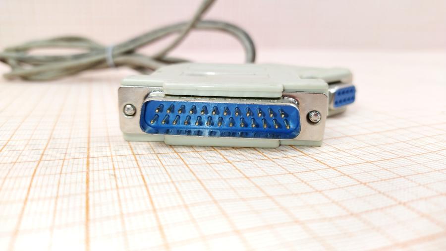 098-088-001 Кабель LPT  DB-25 (M) - DB-9 (F) 1.8M #2