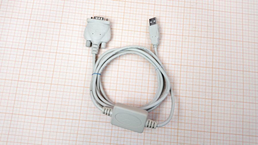 098-091-001 Кабель конвертер RS232-USB Cablexpert DB-9 (M) - USB-A (M) #1