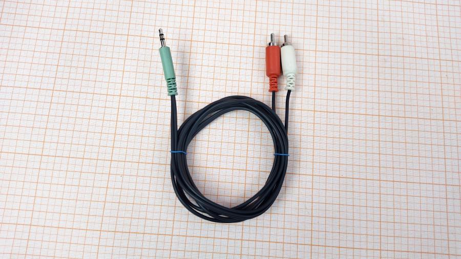 098-096-001 RCA audio cable MICROLAB MiniJack 3.5mm (M ) - 2xRCA (M) 1.8m #1
