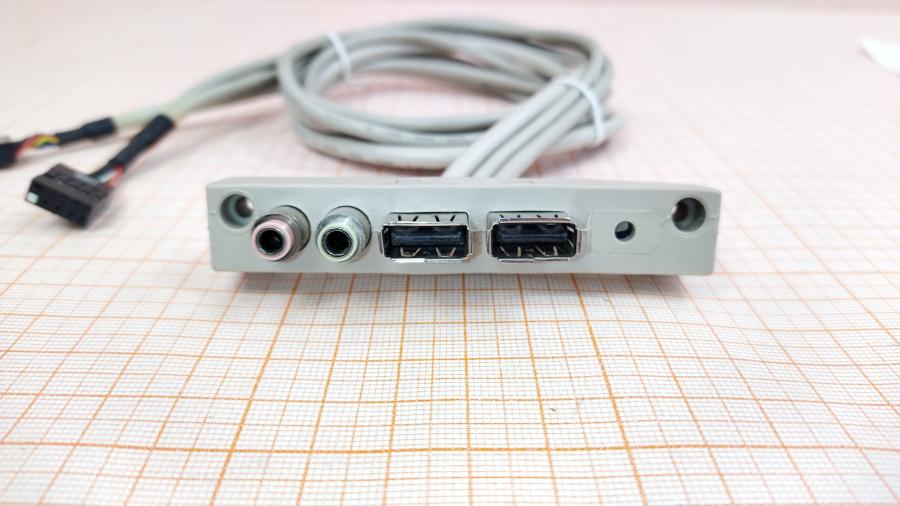 098-107-001 Интерфейсный модуль SAN SHING 2x USB 2.0 / 2x MiniJack 3.5 (SPK, MIC) #3