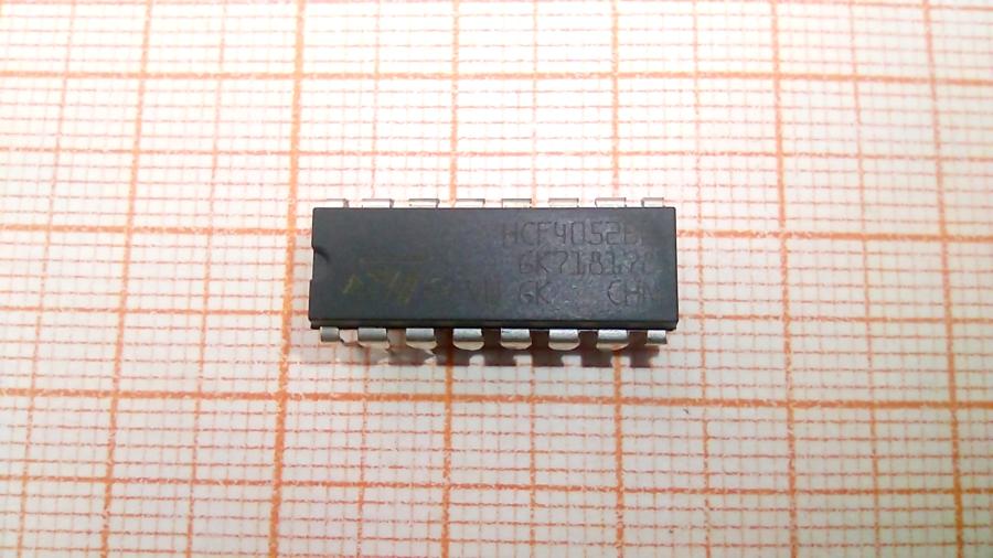 098-125-001 Радиодетали STMicroelectronics HCF4052BE #2