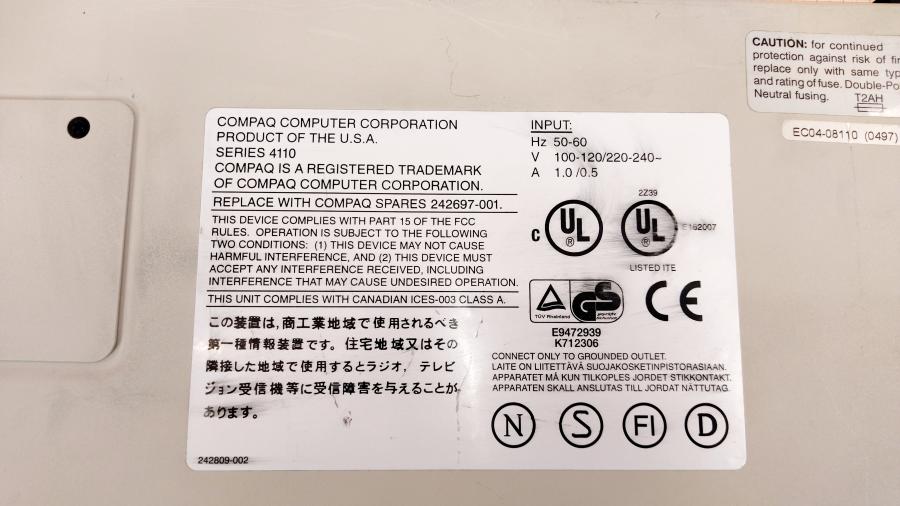 168-150-001 Свитч KVM COMPAQ 4110 #11
