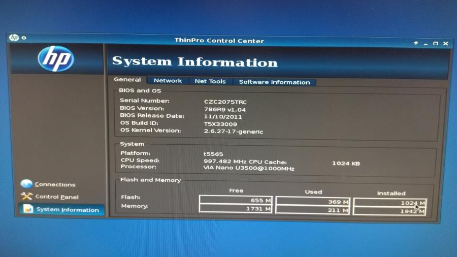 152-035-001 Тонкий клиент HP t5565 (BT788AV) #18