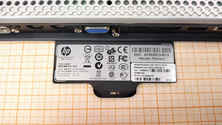 152-036-001 Тонкий клиент HP t5745 (VG985AV) #17