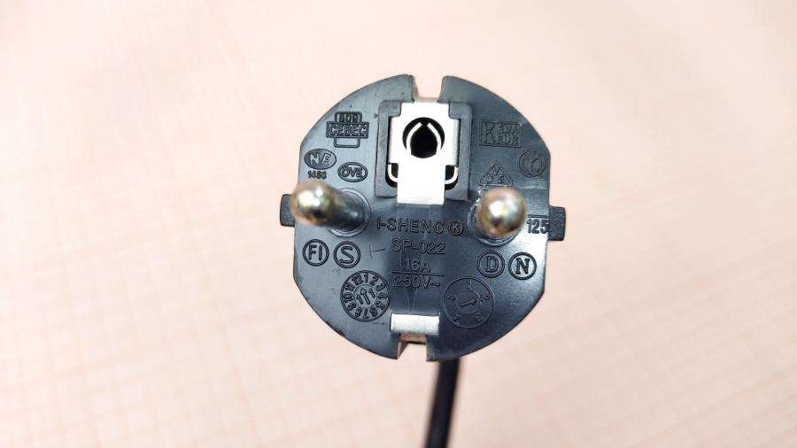 098-160-001 Кабель питания CEE7/7  CEE7/7 - IEC-C5 3×0.75mm2 0.8m #5