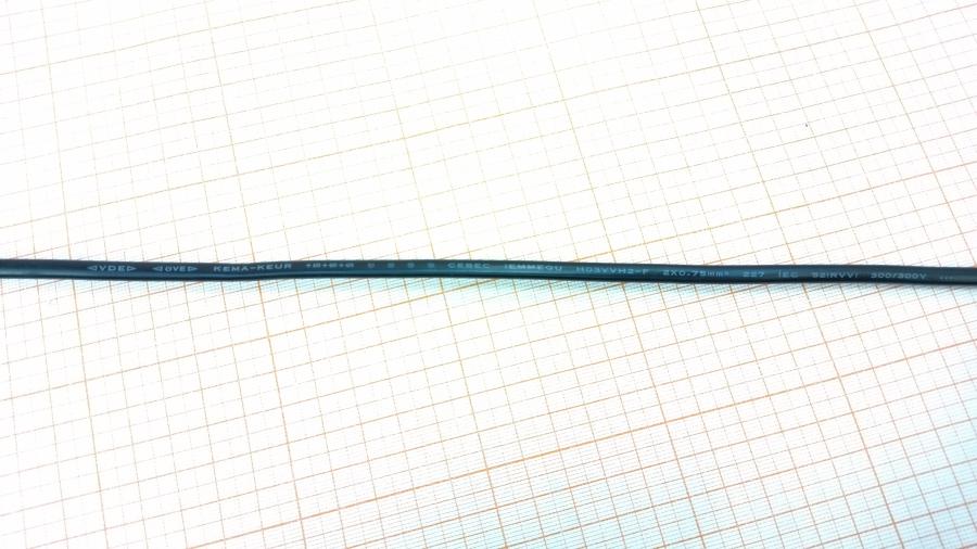 066-166-001 Кабель питания CEE 7/16  CEE7/16 - IEC-C7 2G×0.75мм² 1.5M #6