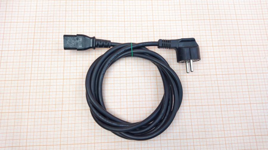 193-269-001 Кабель питания CEE7/7  CEE7/7 Угловой - IEC-C13 3G×1.0мм² 2.5M #1
