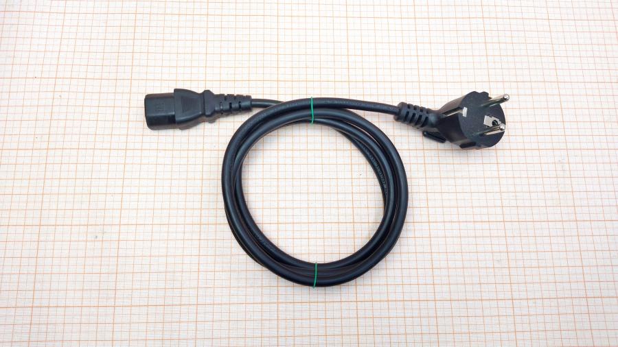 193-273-001 Кабель питания CEE7/7  CEE7/7 Угловой - IEC-C13 3G×0.75мм² 1.5M #1