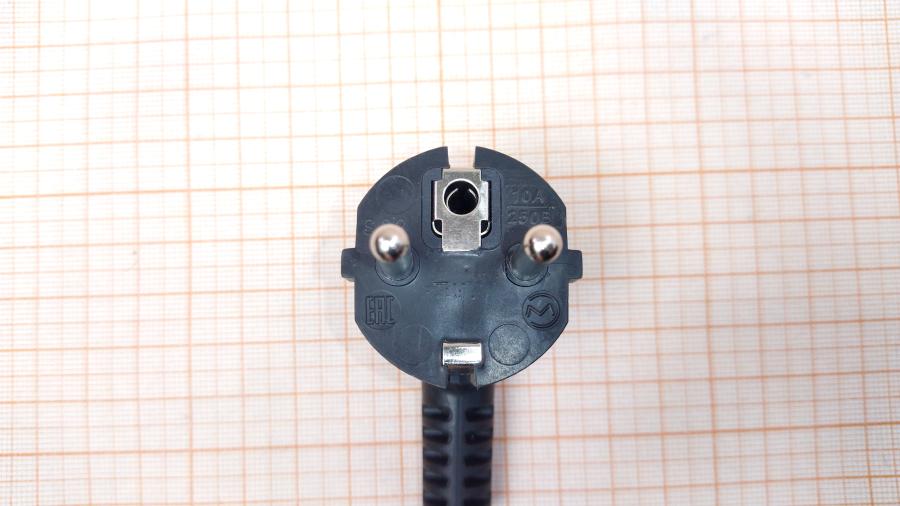 098-173-001 Кабель питания CEE7/7   CEE7/7 Угловой - IEC-C13 3×0.75mm2 1m #5