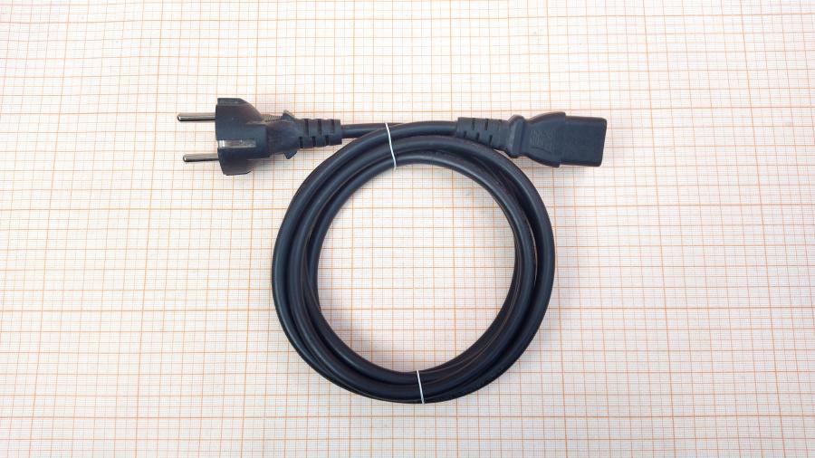 098-174-001 Кабель питания CEE7/7  CEE7/7 - IEC-C13 3×1.0mm2 2m #1