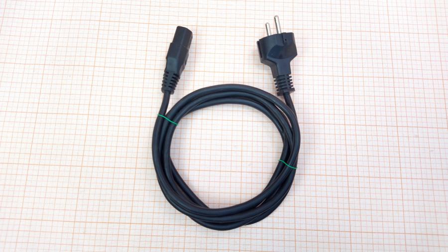 098-175-001 Кабель питания CEE7/7   CEE7/7 - IEC-C13 3×0.75mm2 1.9m #1