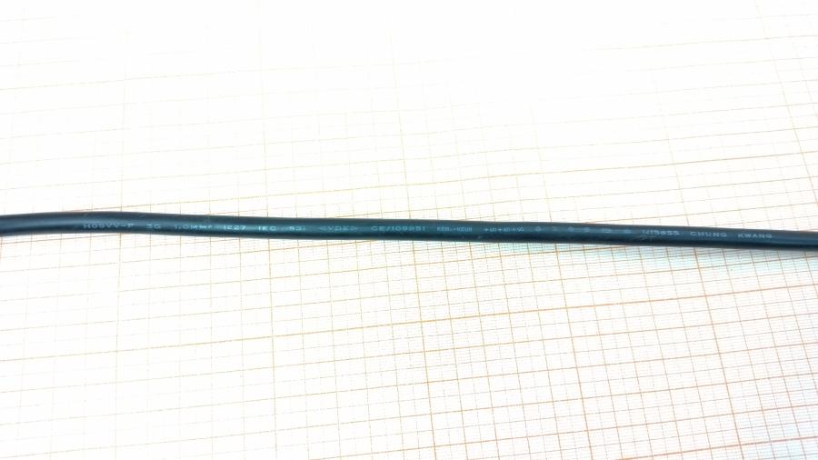 098-177-001 Кабель питания CEE7/7  CEE7/7 Угловой - Pigtail 3×1.0mm2 1.8m #5