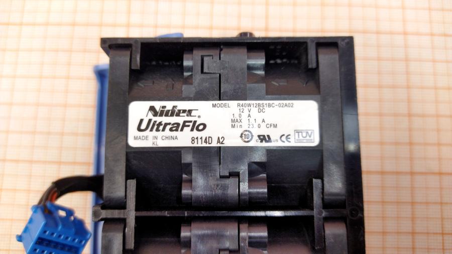 098-190-001 Fan NIDEC UltraFlo R40W12BS1BC-02A02 #3