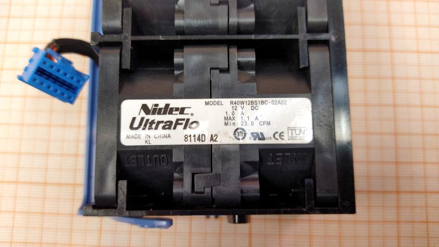 098-190-001 Fan NIDEC UltraFlo R40W12BS1BC-02A02 #4