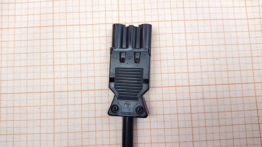 119-019-001 Кабель питания BS5733 Wieland IEC CEE7/7 - ST18/3BK1 3x1.5mm² 3M #2