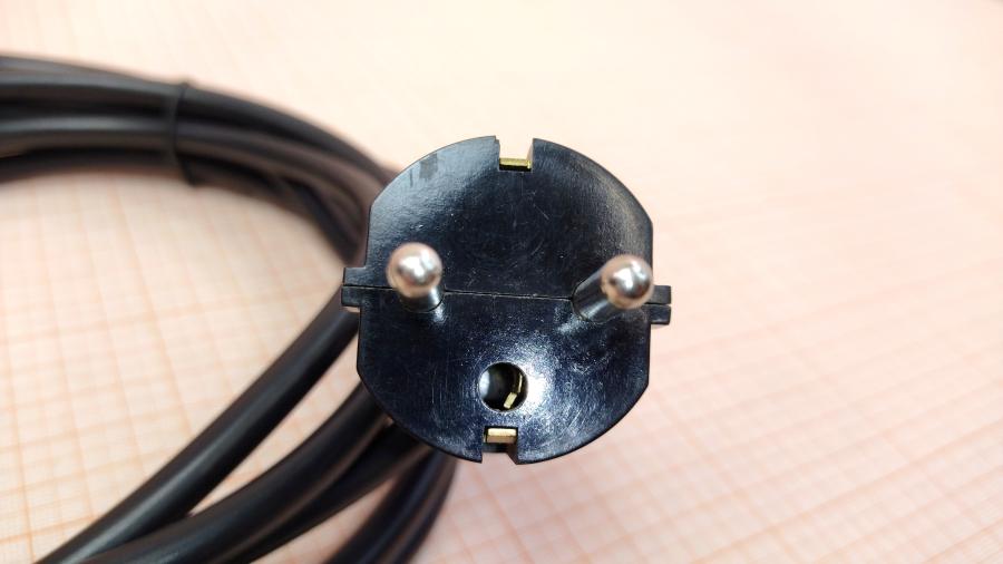 119-019-001 Кабель питания BS5733 Wieland IEC CEE7/7 - ST18/3BK1 3x1.5mm² 3M #5