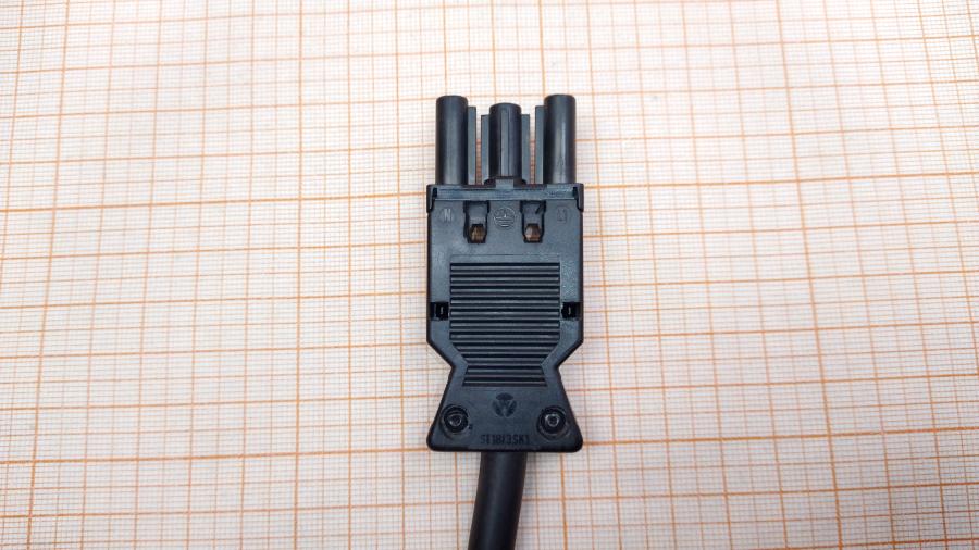 119-023-001 Кабель питания BS5733 Wieland ST18/3SK1 - ST18/3BK1 3x1.5mm² 0.8m #2