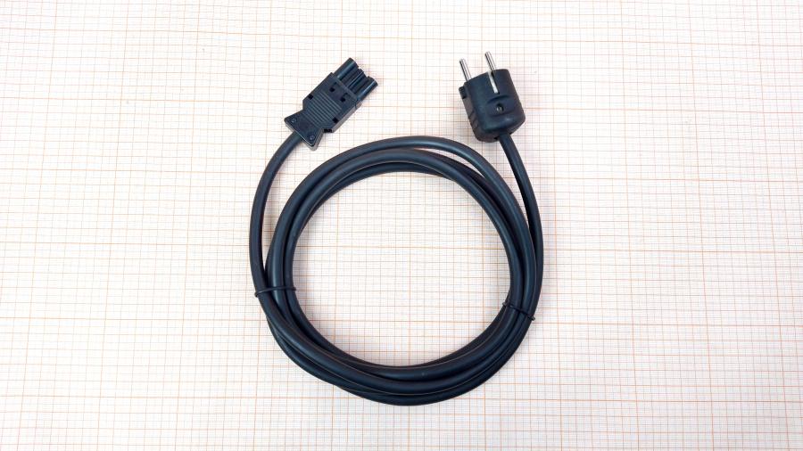 119-024-001 Кабель питания BS5733 Wieland IEC CEE7/7 - ST18/3BK1 3x1.5mm² 2.5M #1