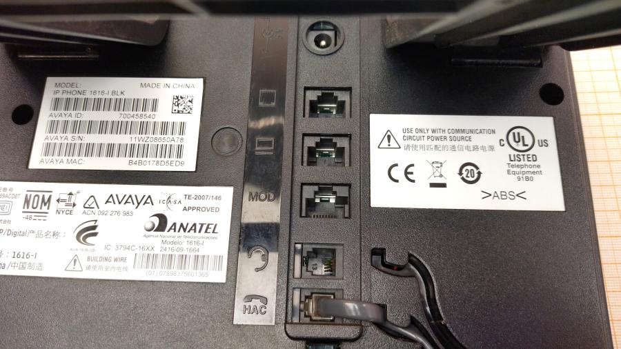 165-641-002 Телефон VoIP AVAYA 1616-I #13