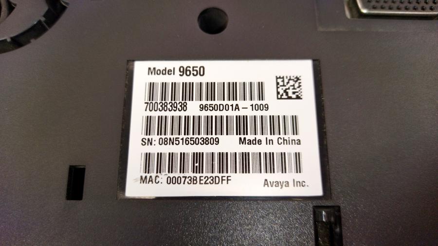 098-212-001 Телефон VoIP AVAYA ONE-X 9650 #18