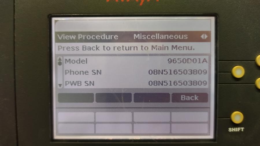 098-212-001 Телефон VoIP AVAYA ONE-X 9650 #19