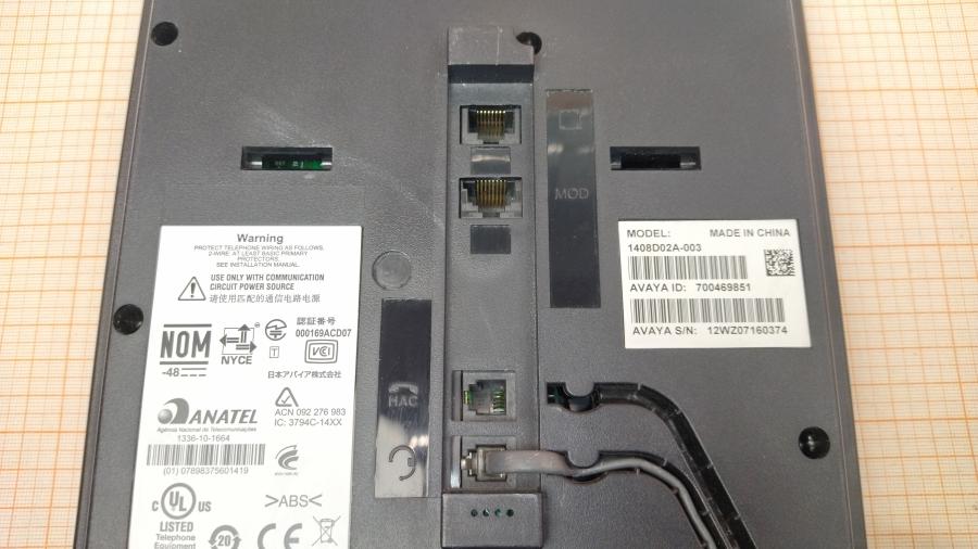 098-214-001 Телефон VoIP AVAYA 1408 #14