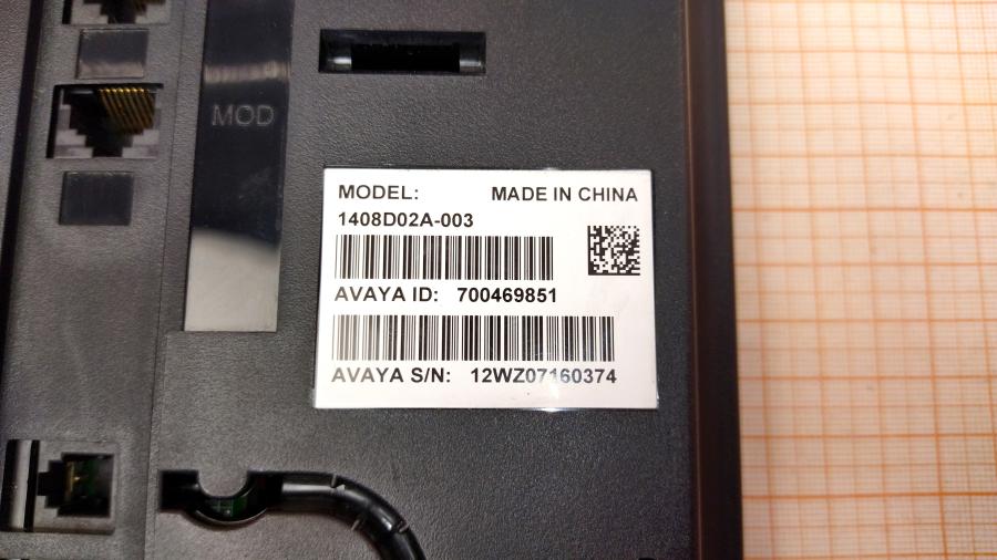 098-214-001 Телефон VoIP AVAYA 1408 #16