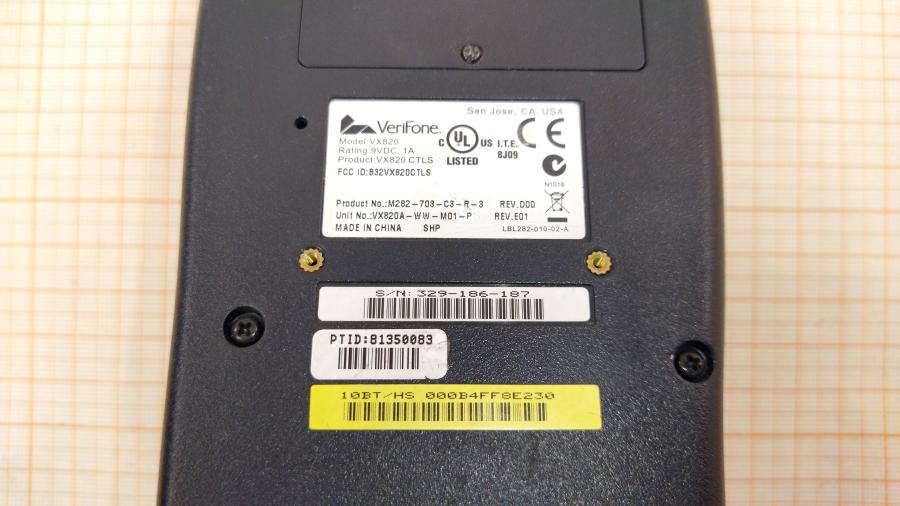 114-790-006 Платежный терминал VERIFONE VX820 #10