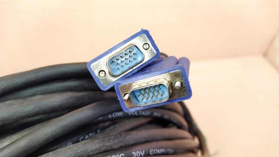 098-223-001 Кабель SVGA 15M/15M VCOM VGA 15M - VGA 15M 30m #3