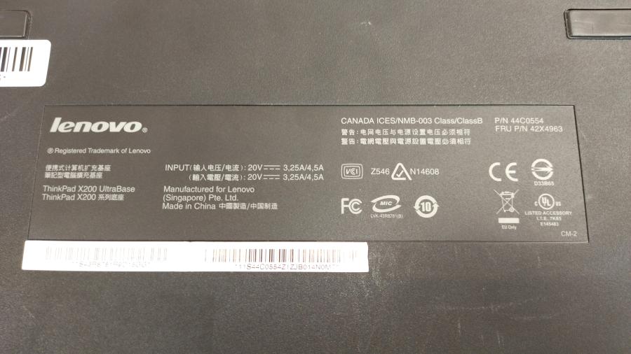 090-028-001 Док-станция LENOVO ThinkPad X200 UltraBase 44C0554 #13