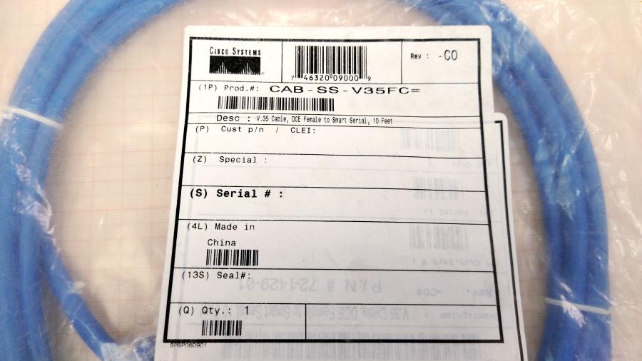 164-034-001 Кабель интерфейсный CISCO CAB-SS-V35FC= (72-1429-01) #4