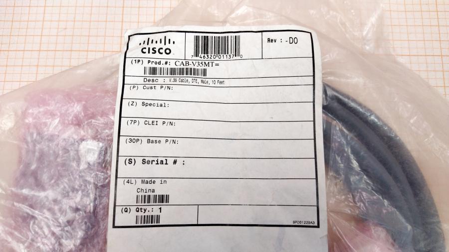 164-036-001 Кабель интерфейсный CISCO CAB-V35MT= (72-0791-01) #2
