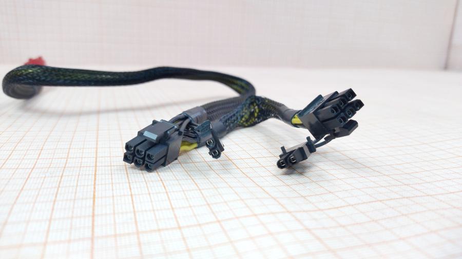 174-195-001 Переходник питания  PCI-E 8Pin (M) - 2x PCI-E 6+2Pin (M) #3