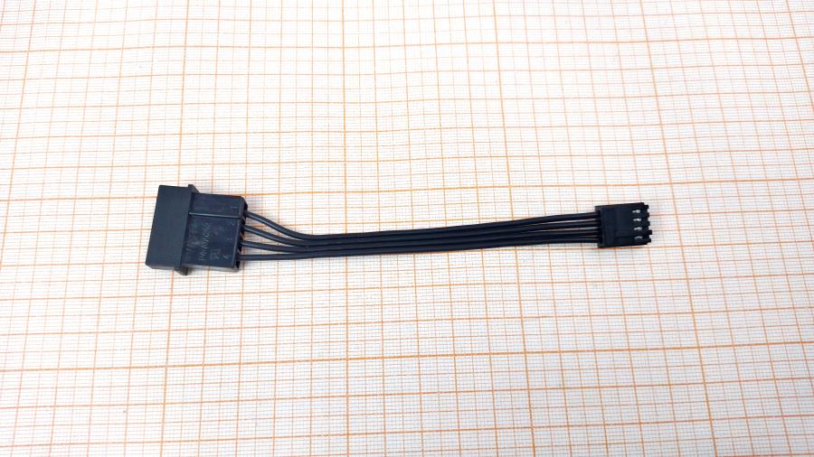 098-254-001 Переходник питания  Molex 4Pin (F) - FDD 4Pin (M) 0.1M #1