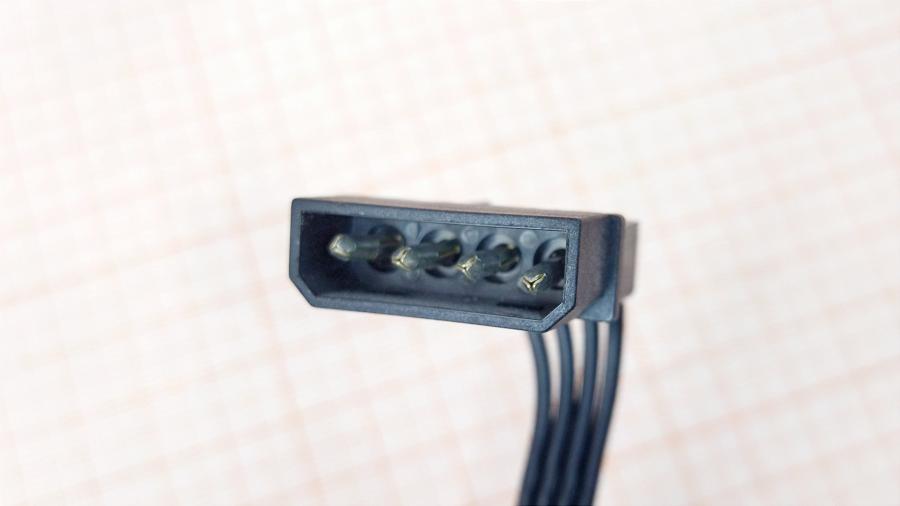 098-254-001 Переходник питания  Molex 4Pin (F) - FDD 4Pin (M) 0.1M #2