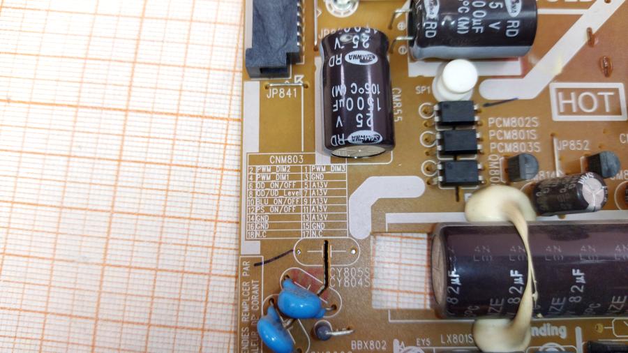 089-348-001 БП для телевизора внутренний SAMSUNG BN44-00707A #4